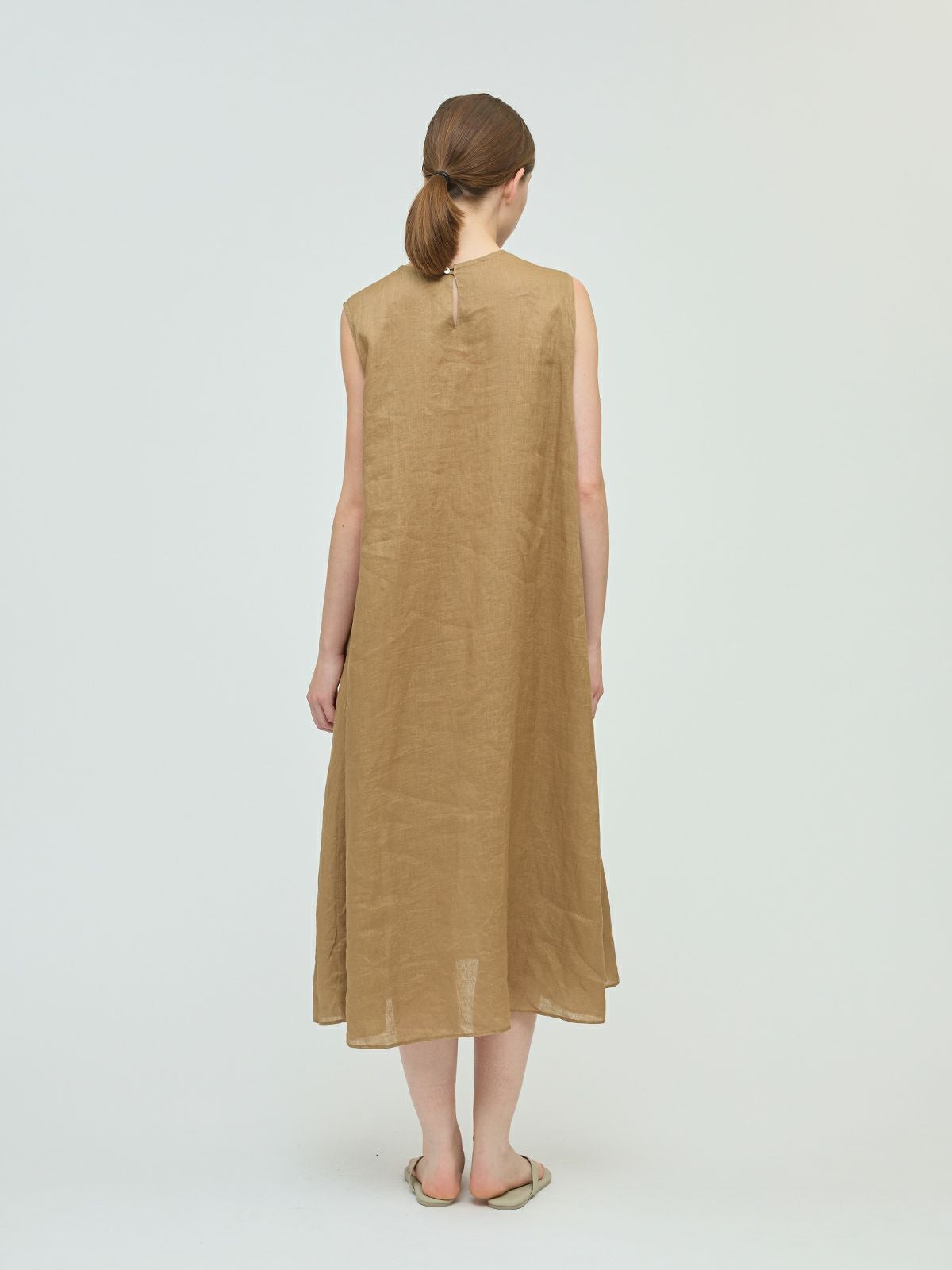 SOOR PLOOM ノースリーブワンピース 5y mizuiro ind リネンノースリーブワンピース｜ MARcourt ONLINE STORE