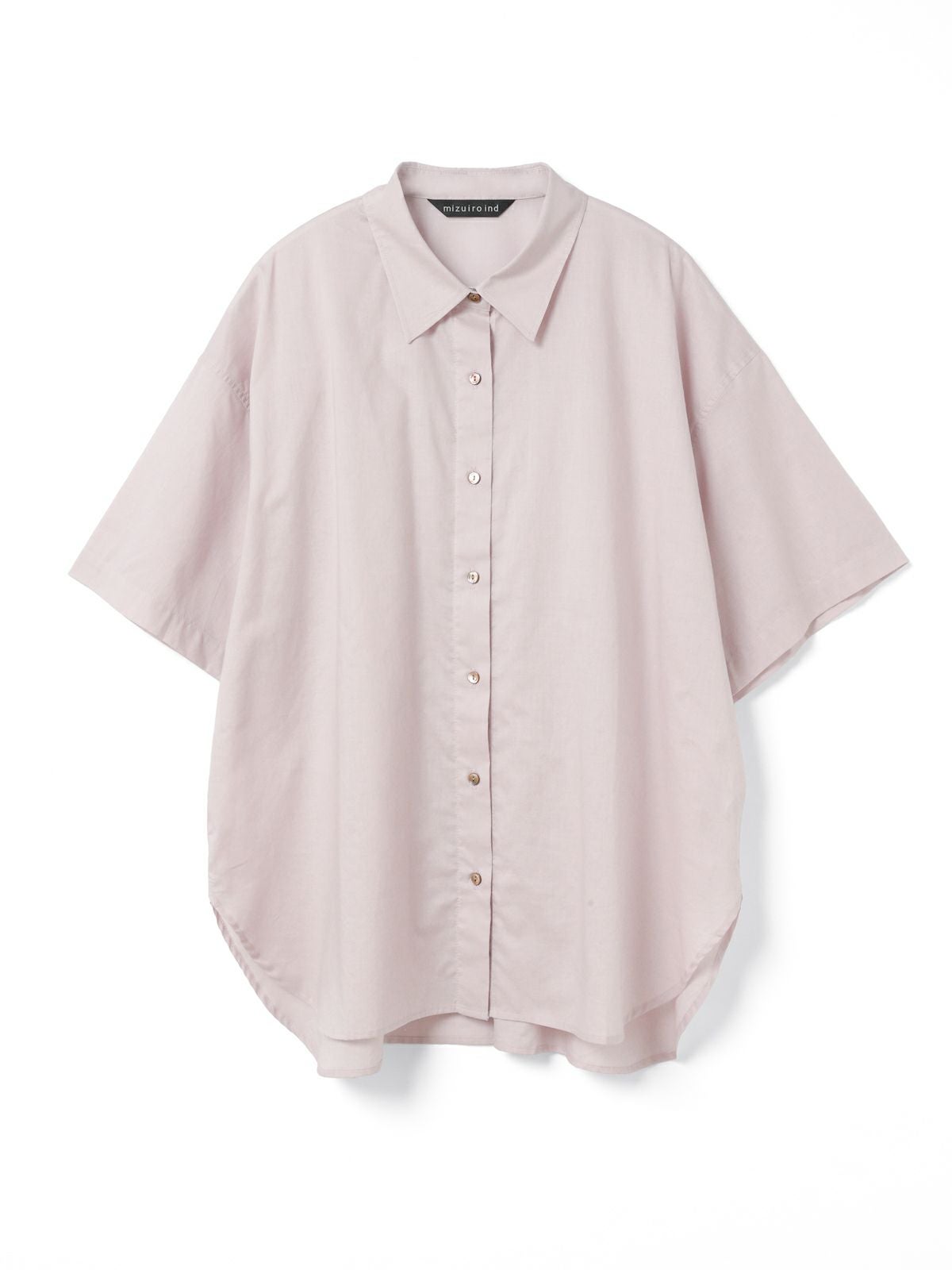 mizuiro ind ハーフスリーブワイドシャツ｜ MARcourt ONLINE STORE