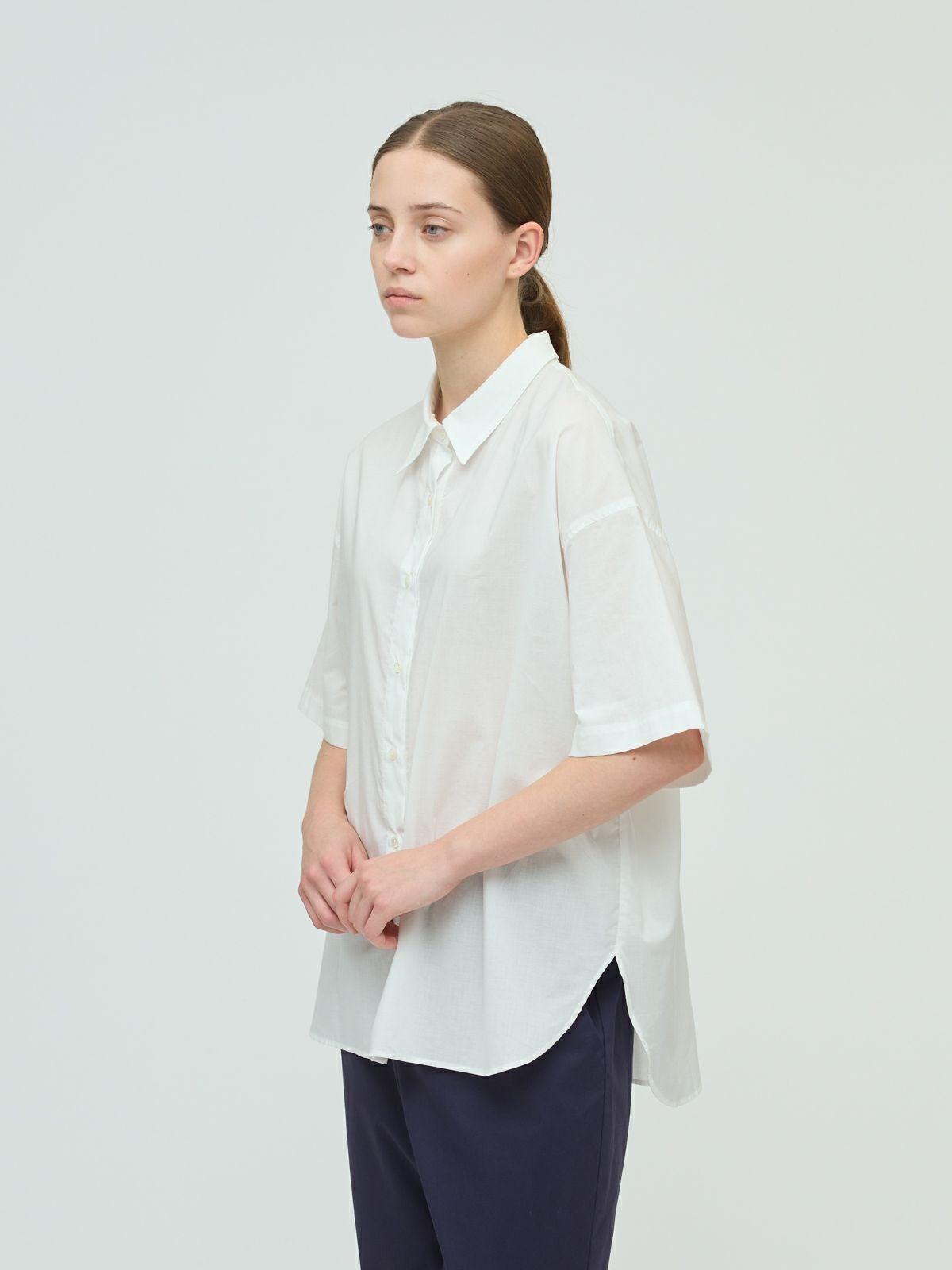 mizuiro ind ハーフスリーブワイドシャツ｜ MARcourt ONLINE STORE