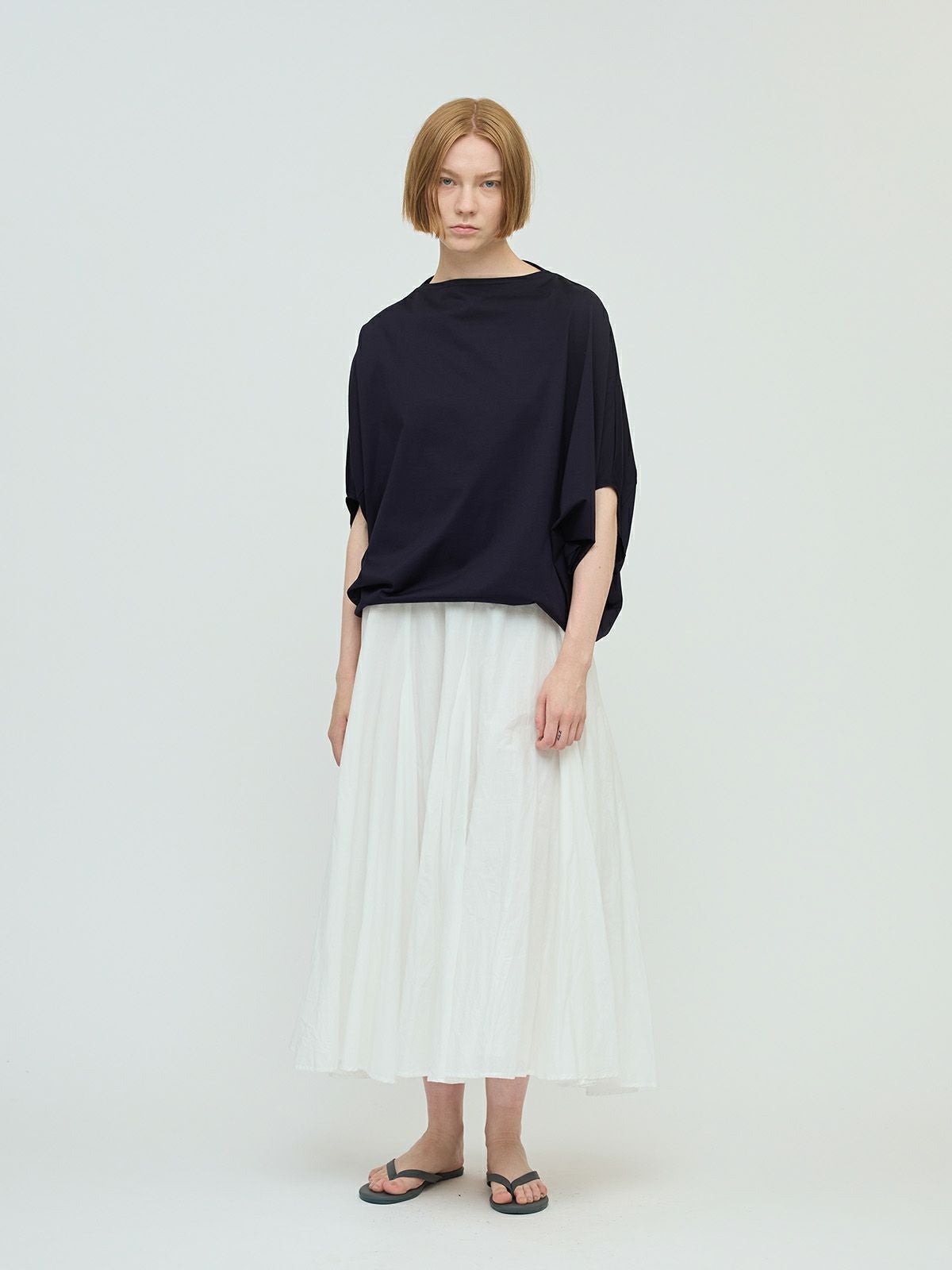mizuiro ind ボートネックドルマンプルオーバー｜ MARcourt ONLINE