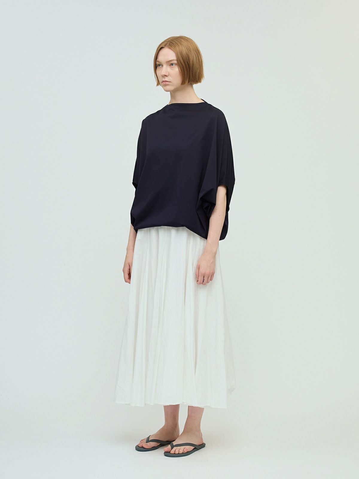 mizuiro ind ボートネックドルマンプルオーバー｜ MARcourt ONLINE
