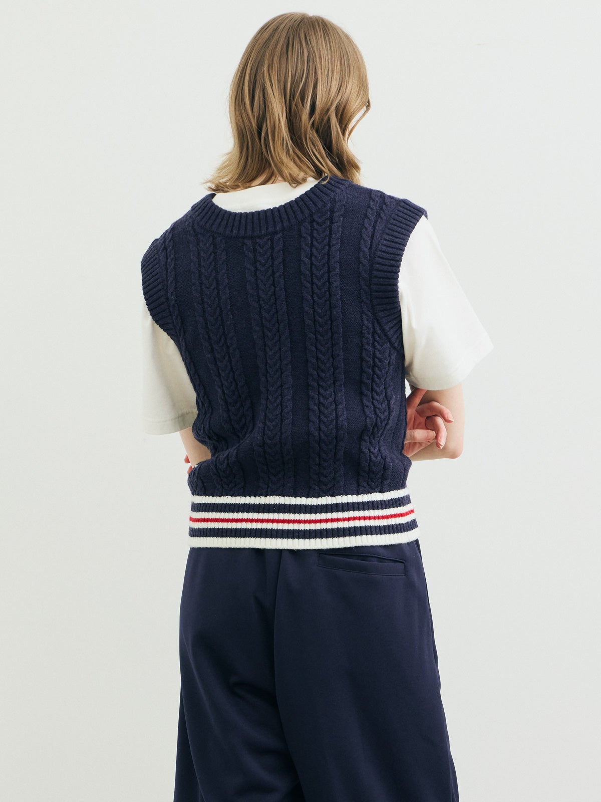 【新品】FILA ベストＭ FR】MARMARMAR FILAニットベスト｜ MARcourt ONLINE STORE