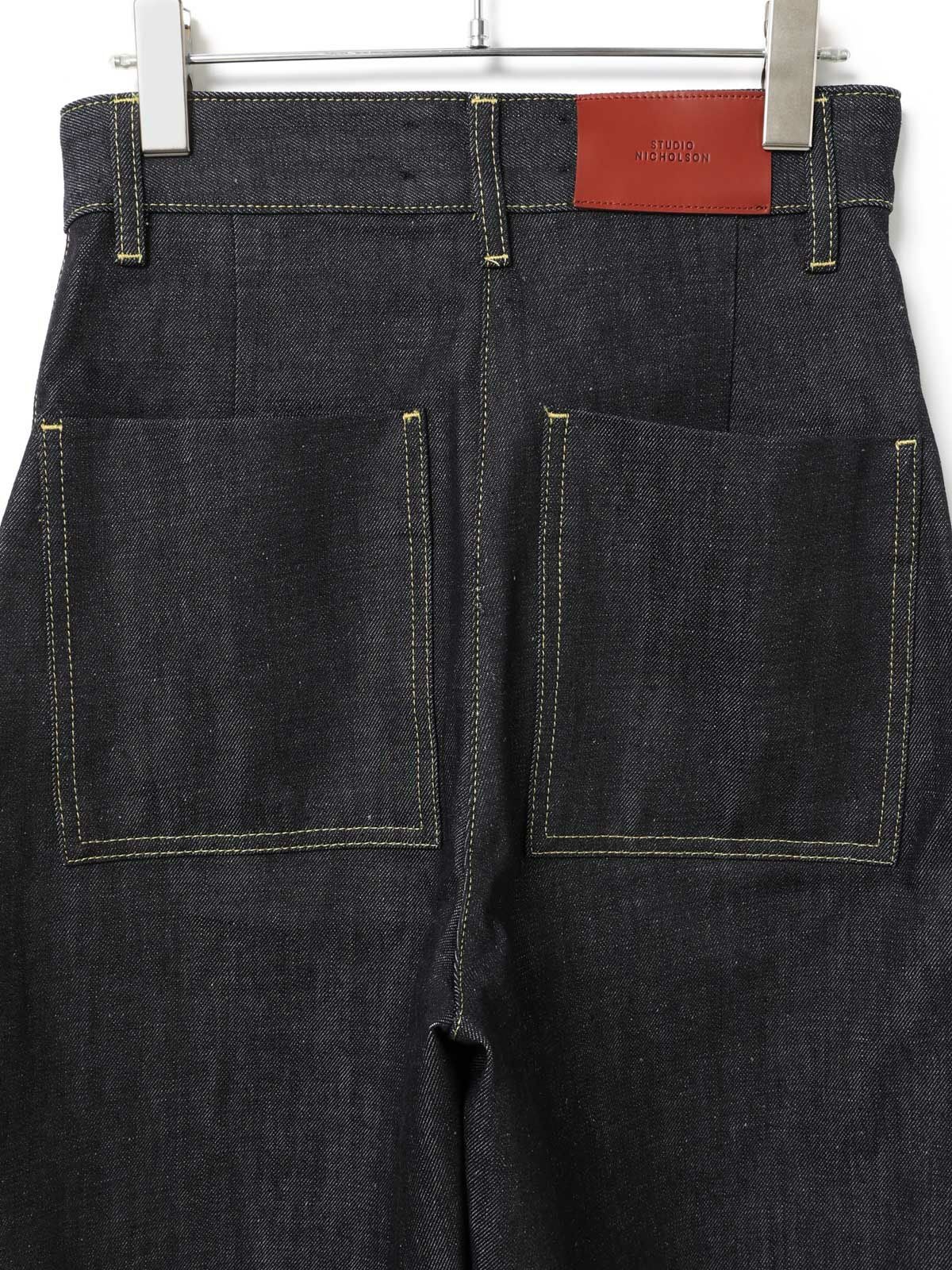 STUDIO NICHOLSON ワイドクロップドデニムパンツ｜ MARcourt ONLINE