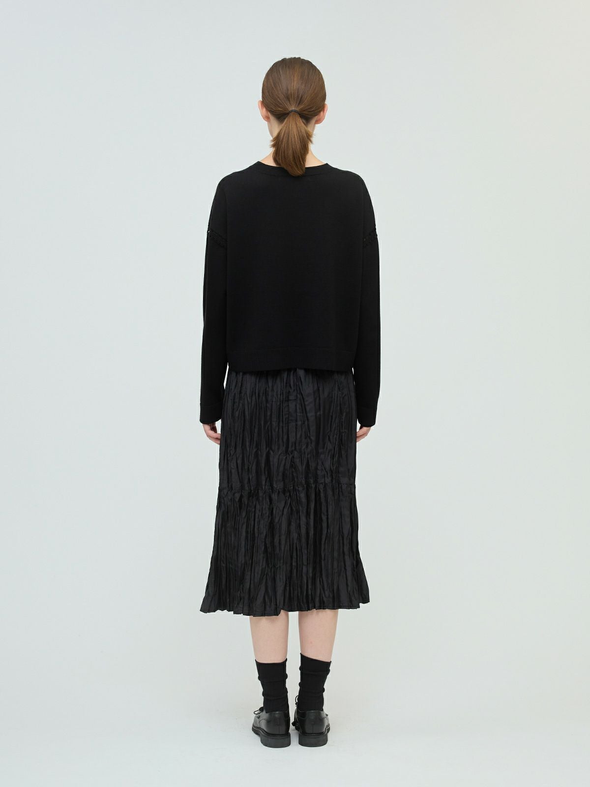 mizuiro ind サテンワッシャープリーツスカート｜ MARcourt ONLINE