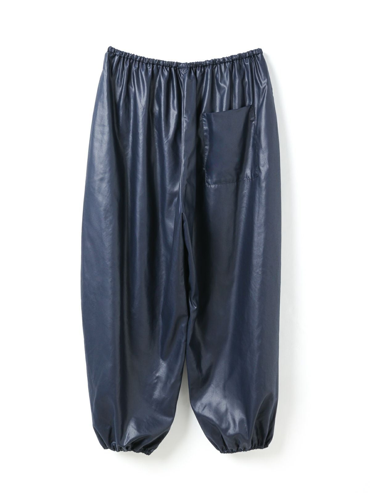 mizuiro ind グロッシードローストリングヘムイージーパンツ