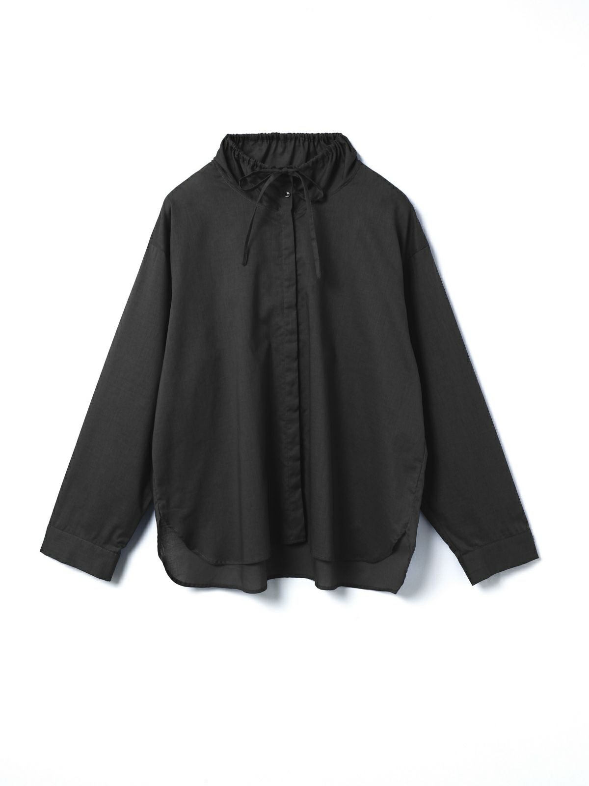 mizuiro ind ギャザースタンドカラーシャツ｜ MARcourt ONLINE STORE