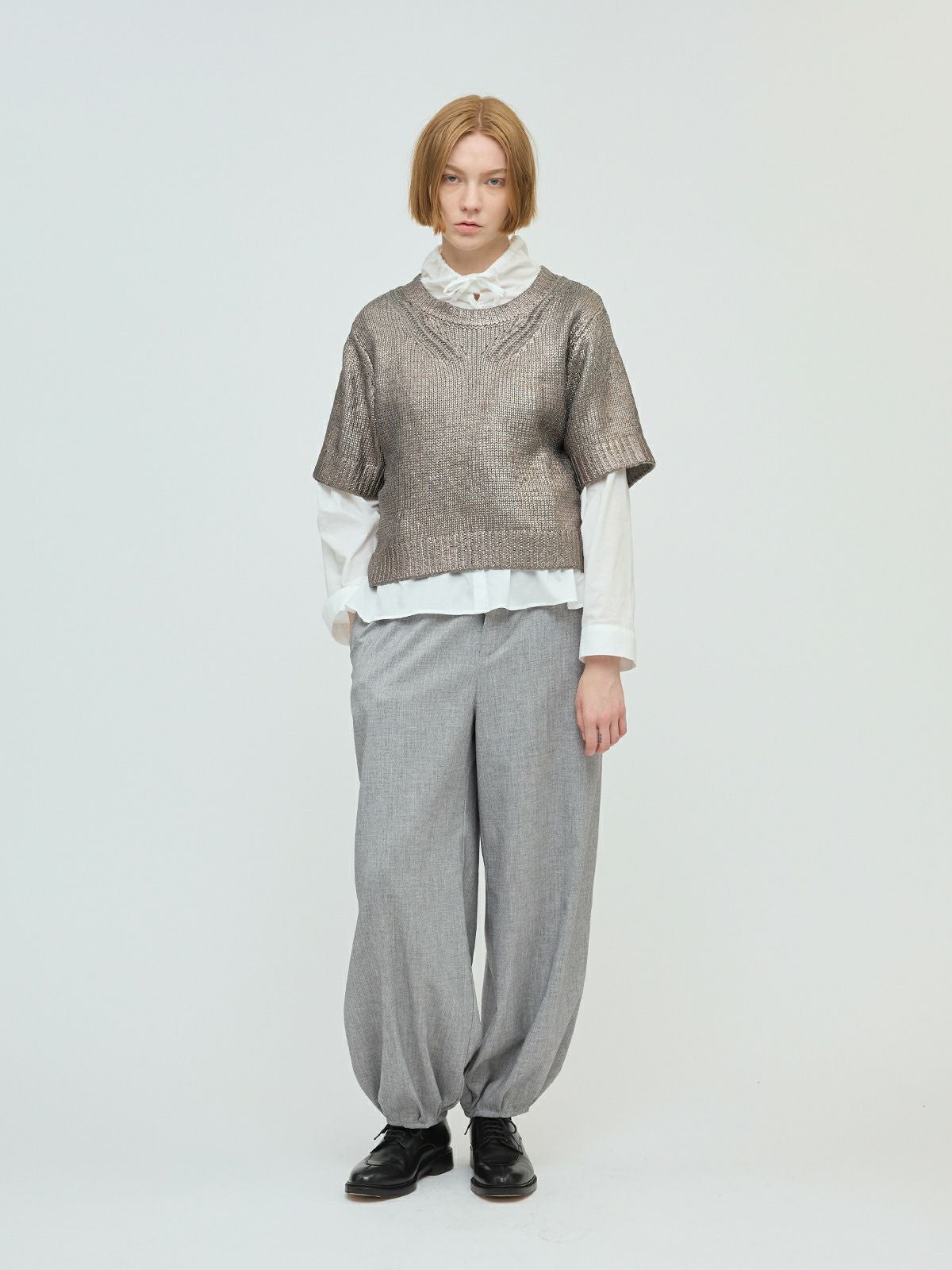 mizuiro ind ギャザースタンドカラーシャツ| MARcourt ONLINE STORE mizuiro ind ギャザースタンドカラーシャツ| MARcourt ONLINE STORE