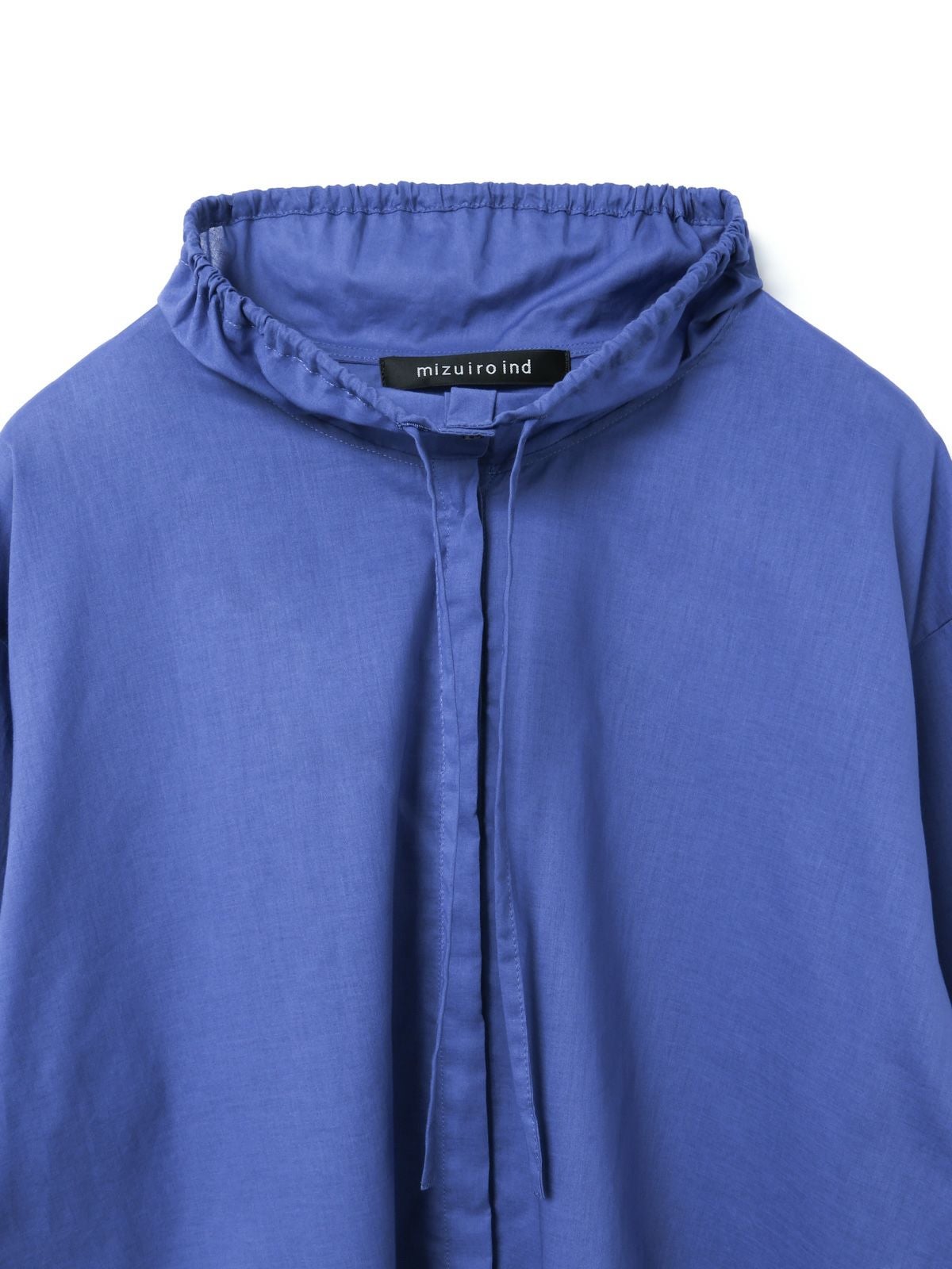 mizuiro ind ギャザースタンドカラーシャツ｜ MARcourt ONLINE STORE
