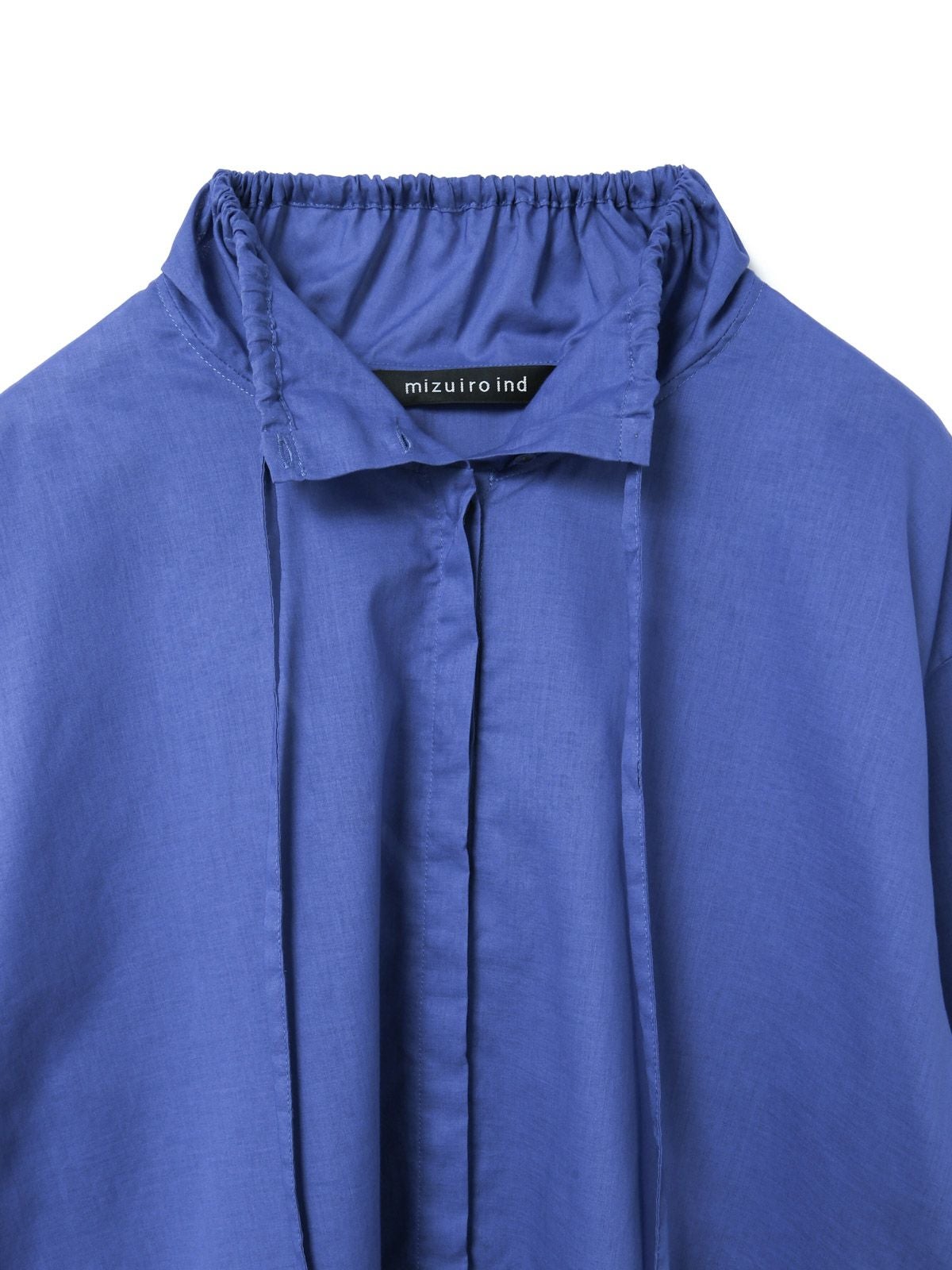mizuiro ind ギャザースタンドカラーシャツ｜ MARcourt ONLINE STORE