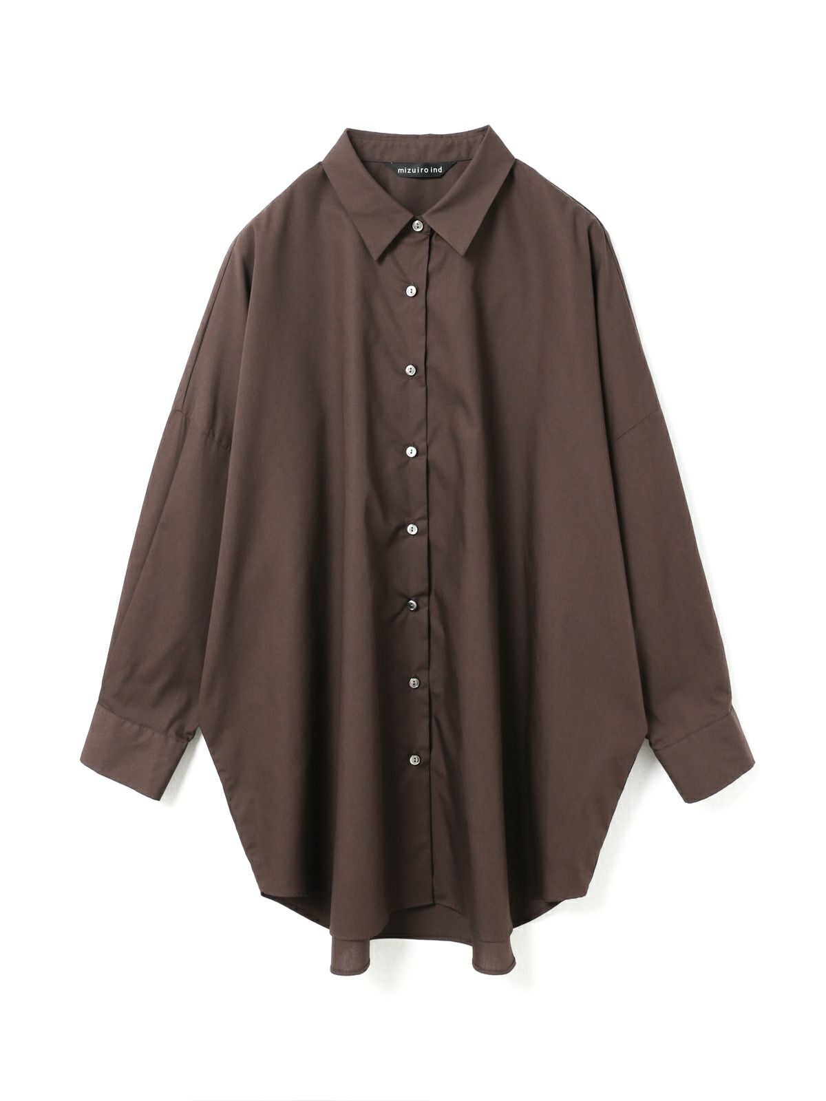 mizuiro ind ワイドチュニックシャツ｜ MARcourt ONLINE STORE
