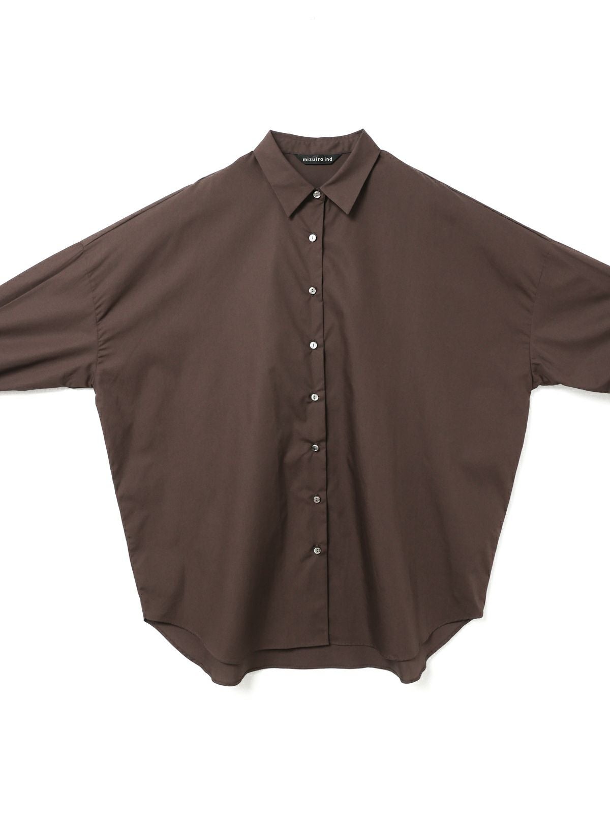 mizuiro ind ワイドチュニックシャツ｜ MARcourt ONLINE STORE