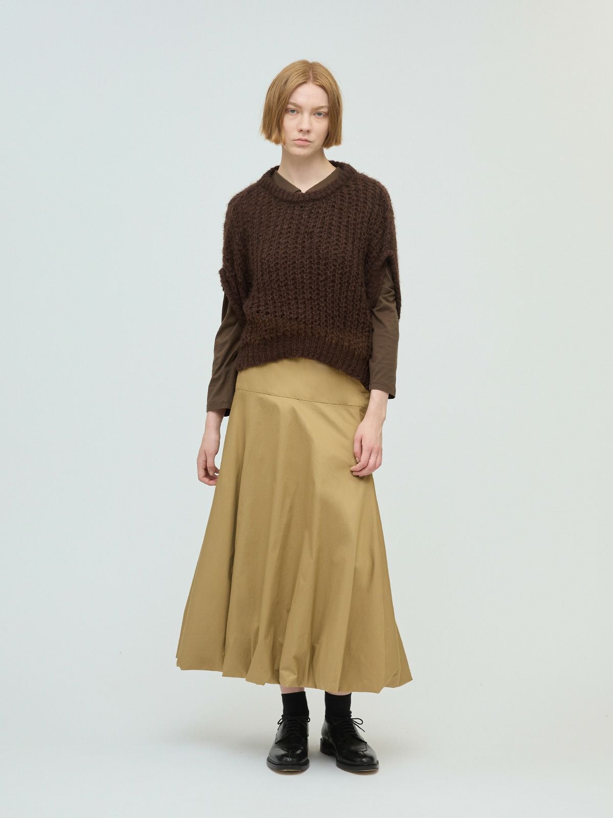 mizuiro ind ロングフレアバルーンスカート｜ MARcourt ONLINE STORE