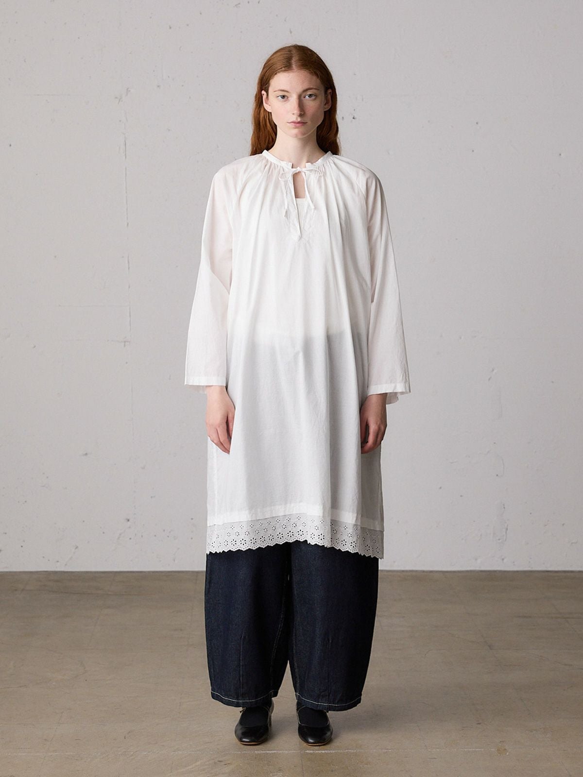 MidiUmi ヘムレーススモックワンピース｜ MARcourt ONLINE STORE