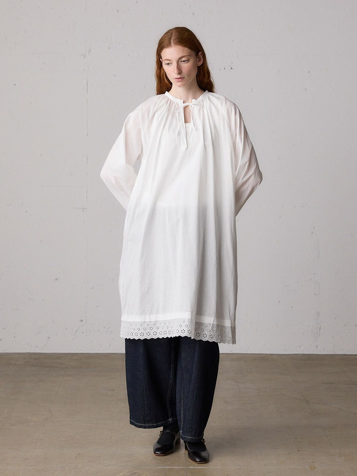 MidiUmi ヘムレーススモックワンピース｜ MARcourt ONLINE STORE