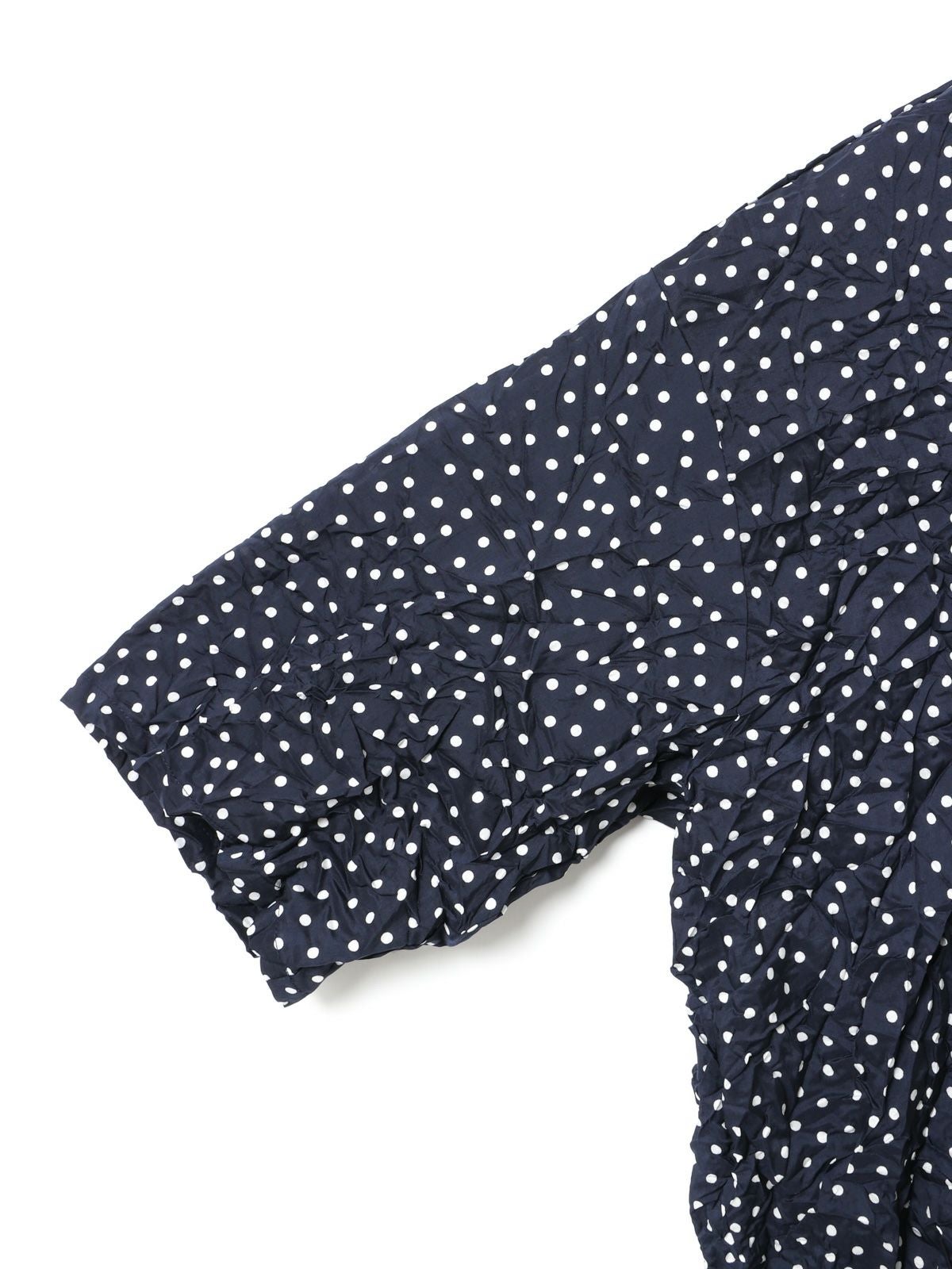 mizuiro ind ドットプリントキャッチワッシャーシャツ｜ MARcourt