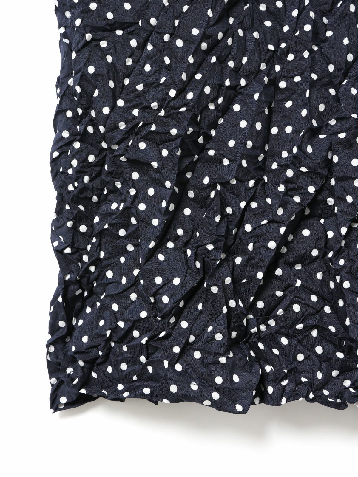 mizuiro ind ドットプリントキャッチワッシャーシャツ｜ MARcourt