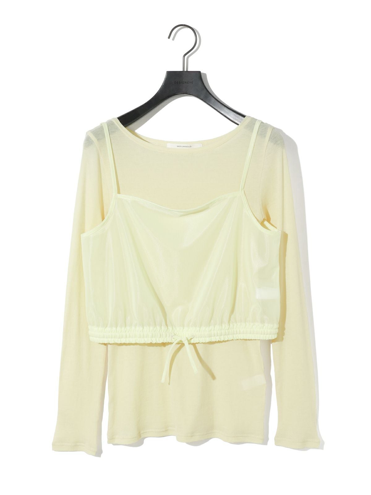 正規品 DimMoire キャミオフショルT Mサイズ MIDIUMISOLID for Ladies キャミソールトップスアンサンブル[A