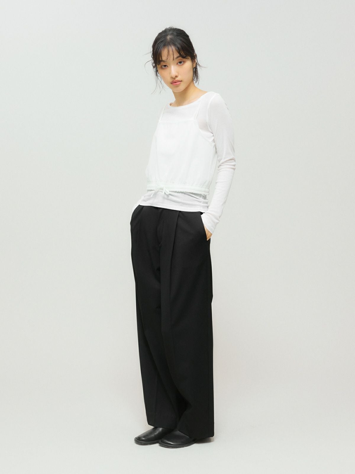 MIDIUMISOLID for Ladies キャミソールトップスアンサンブル