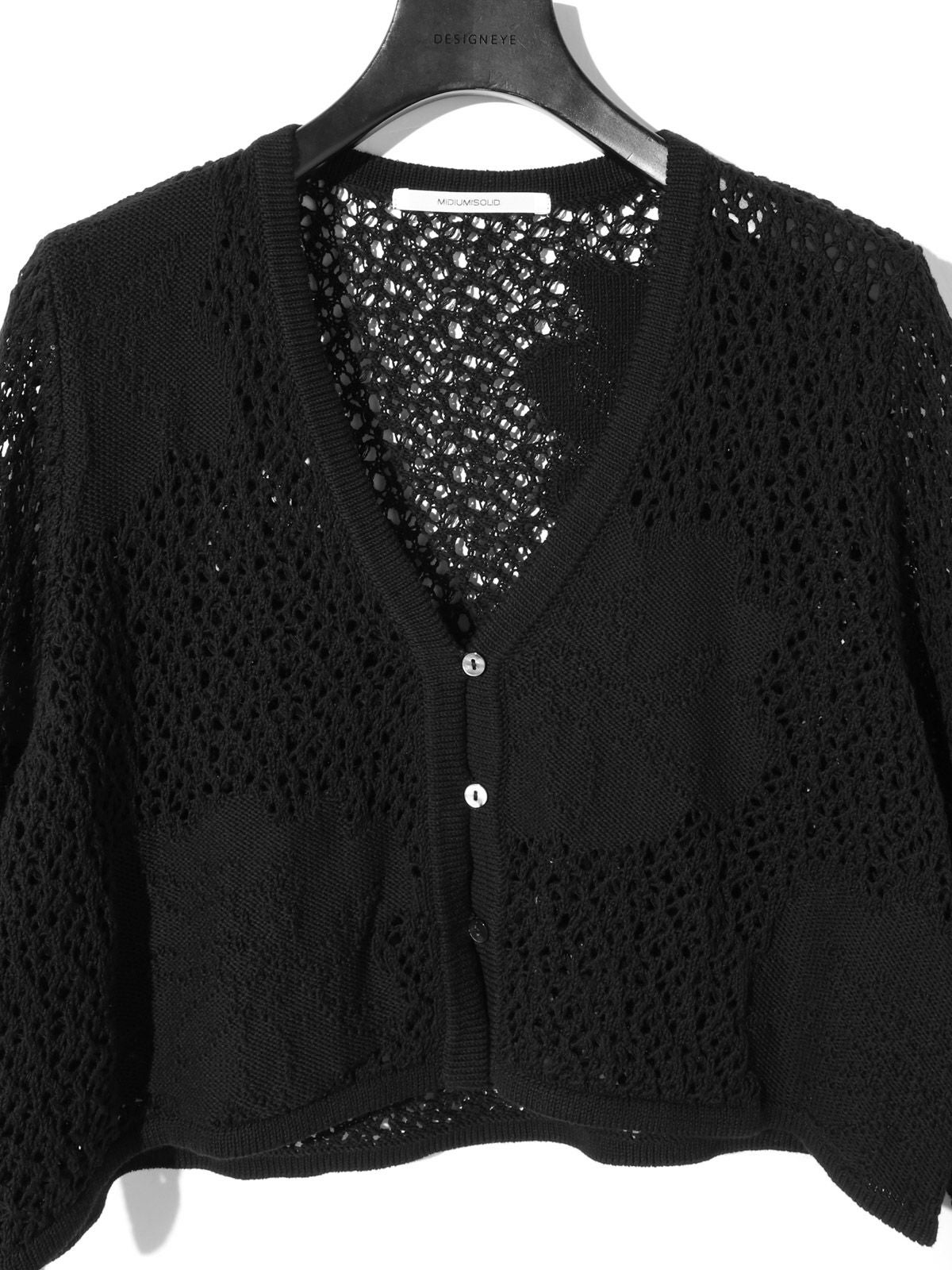 MIDIUMISOLID for Ladies レースメッシュカーディガン｜ MARcourt