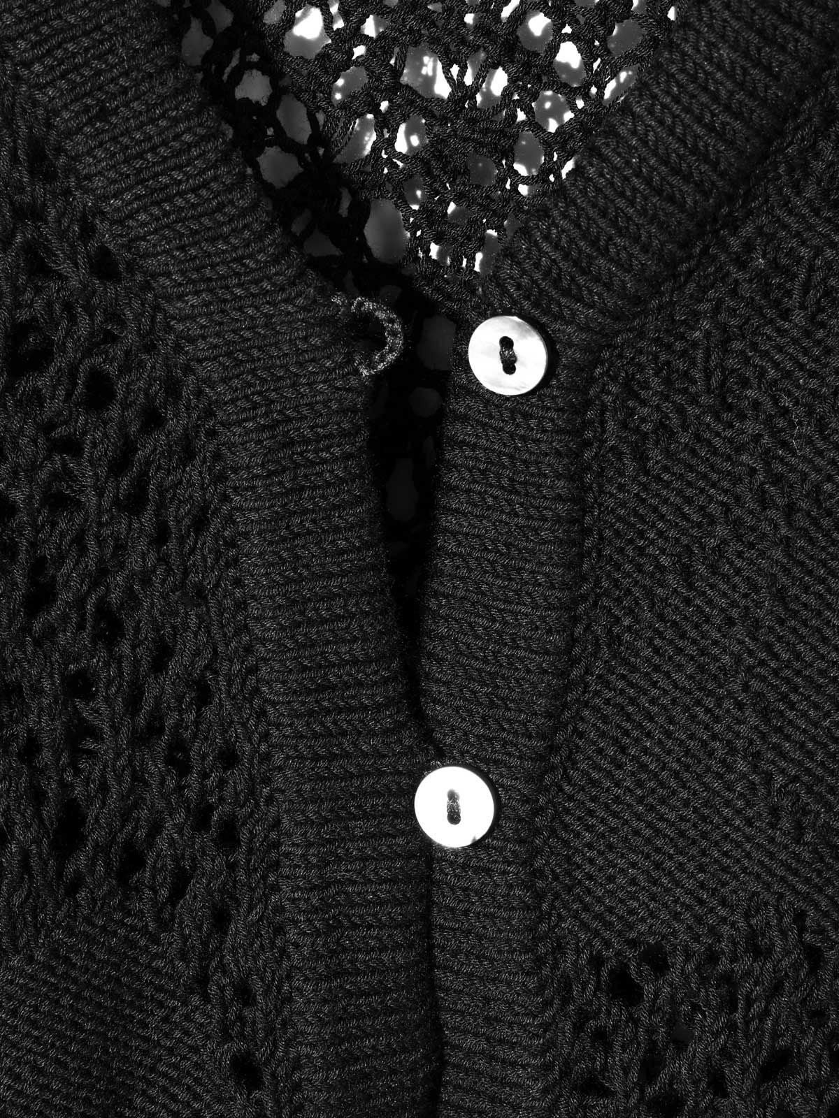 MIDIUMISOLID for Ladies レースメッシュカーディガン｜ MARcourt
