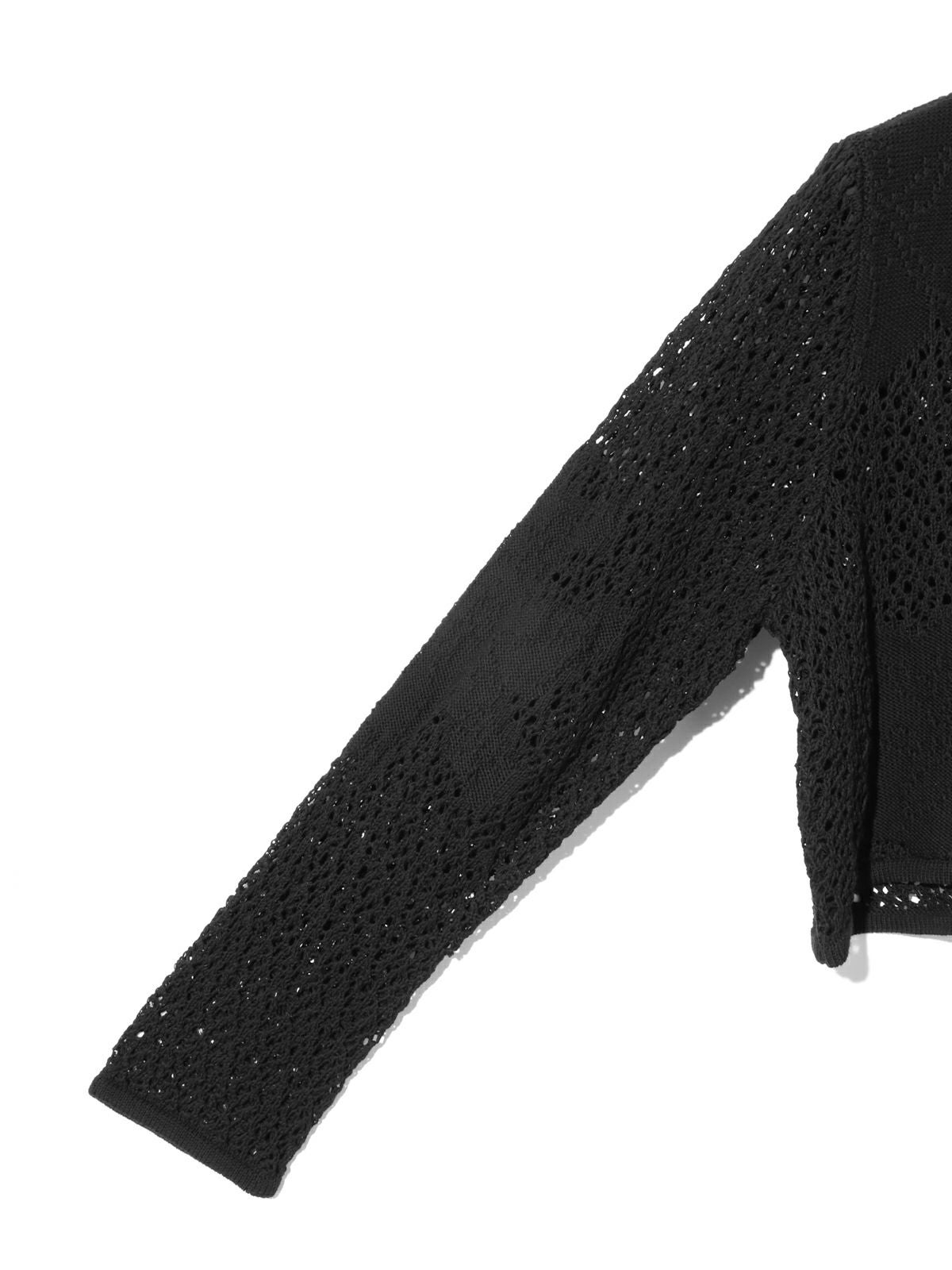 MIDIUMISOLID for Ladies レースメッシュカーディガン｜ MARcourt