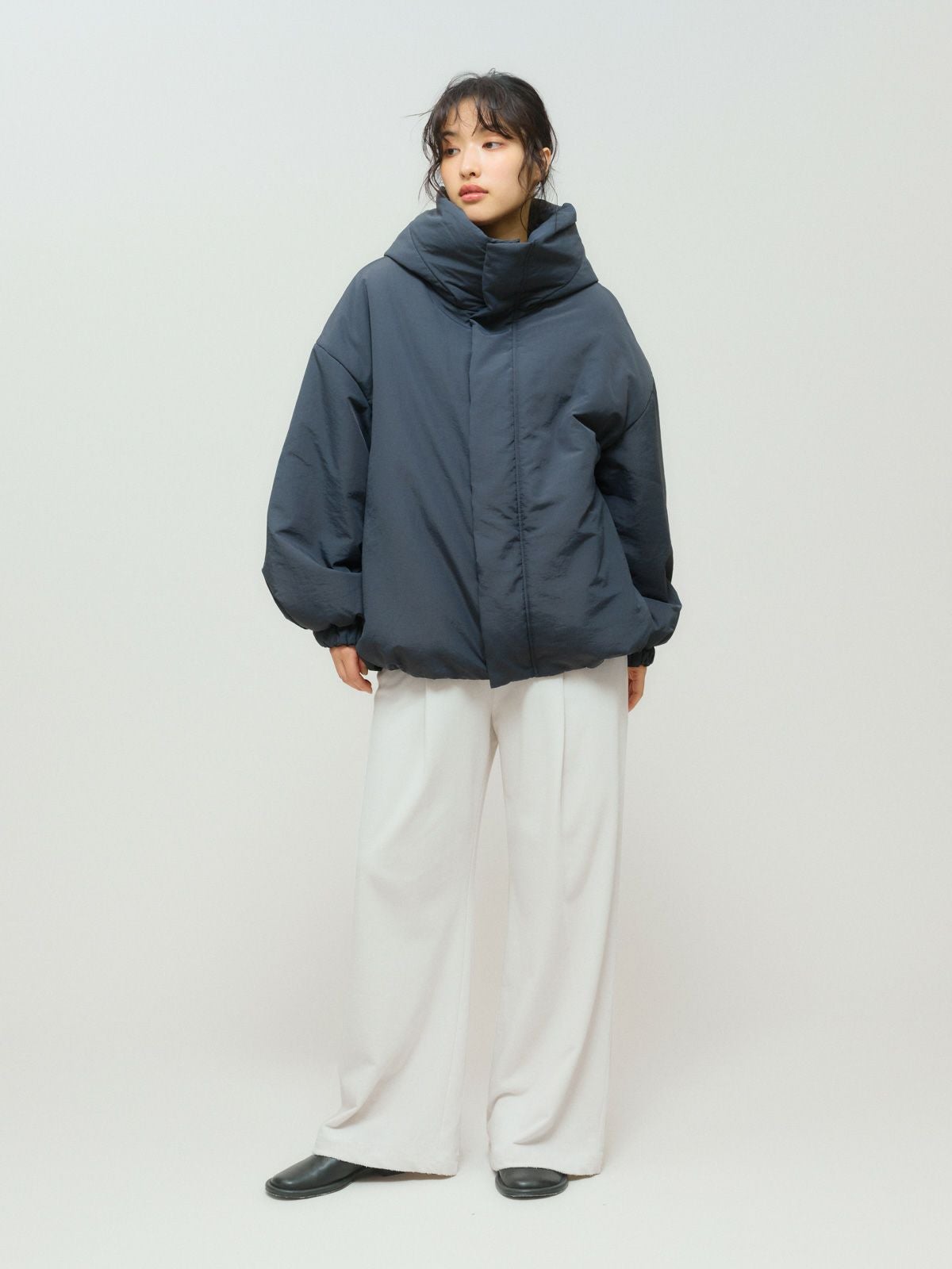MIDIUMISOLID for Ladies スウェットタックフレアパンツ｜ MARcourt