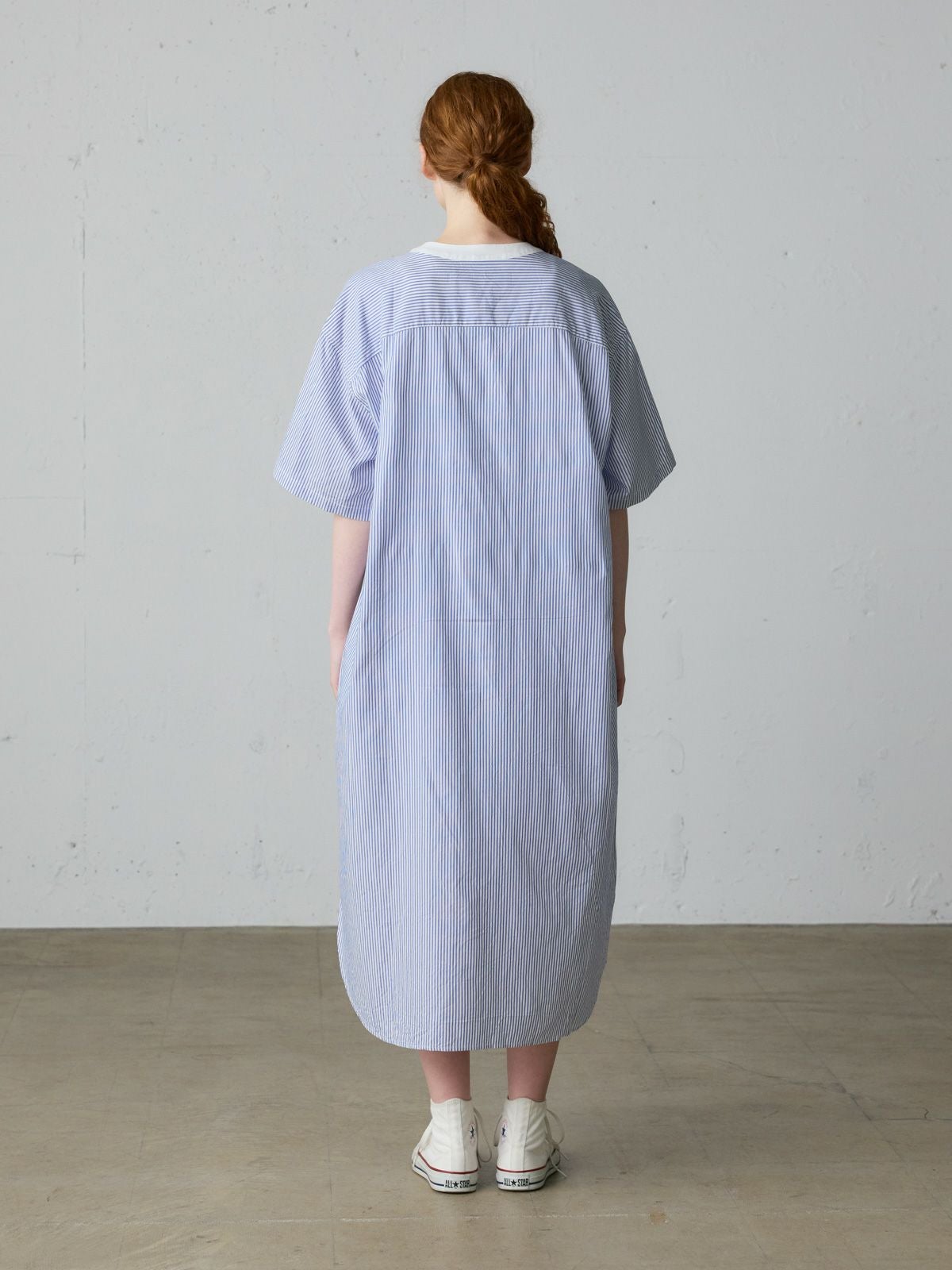 MidiUmi クレリックストライプシャツワンピース｜ MARcourt ONLINE