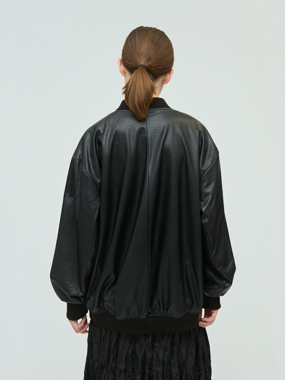 mizuiro ind シンセティックレザージップブルゾン｜ MARcourt ONLINE