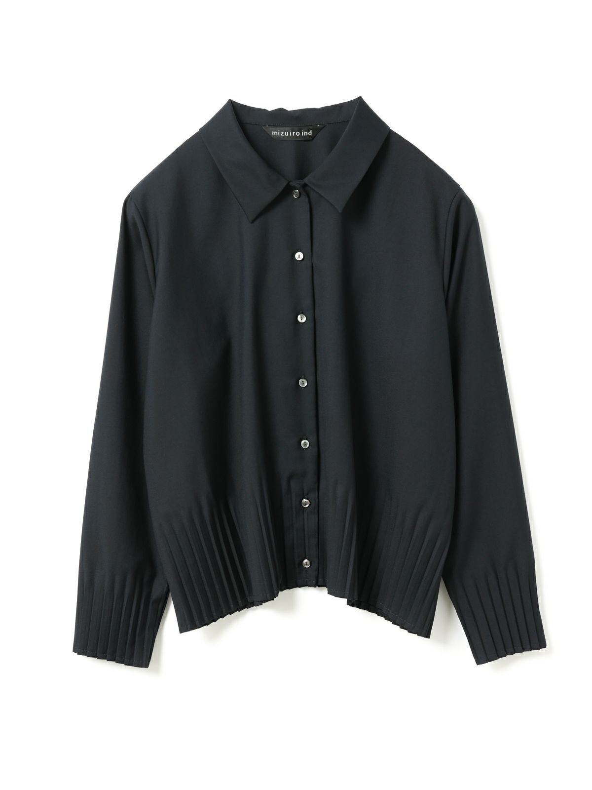 mizuiro ind プリーツヘムシャツ｜ MARcourt ONLINE STORE