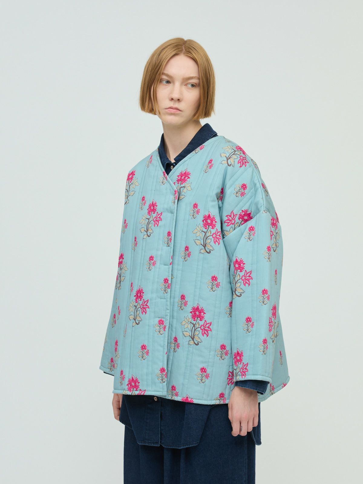 mizuiro ind プリントキルティングジャケット｜ MARcourt ONLINE STORE