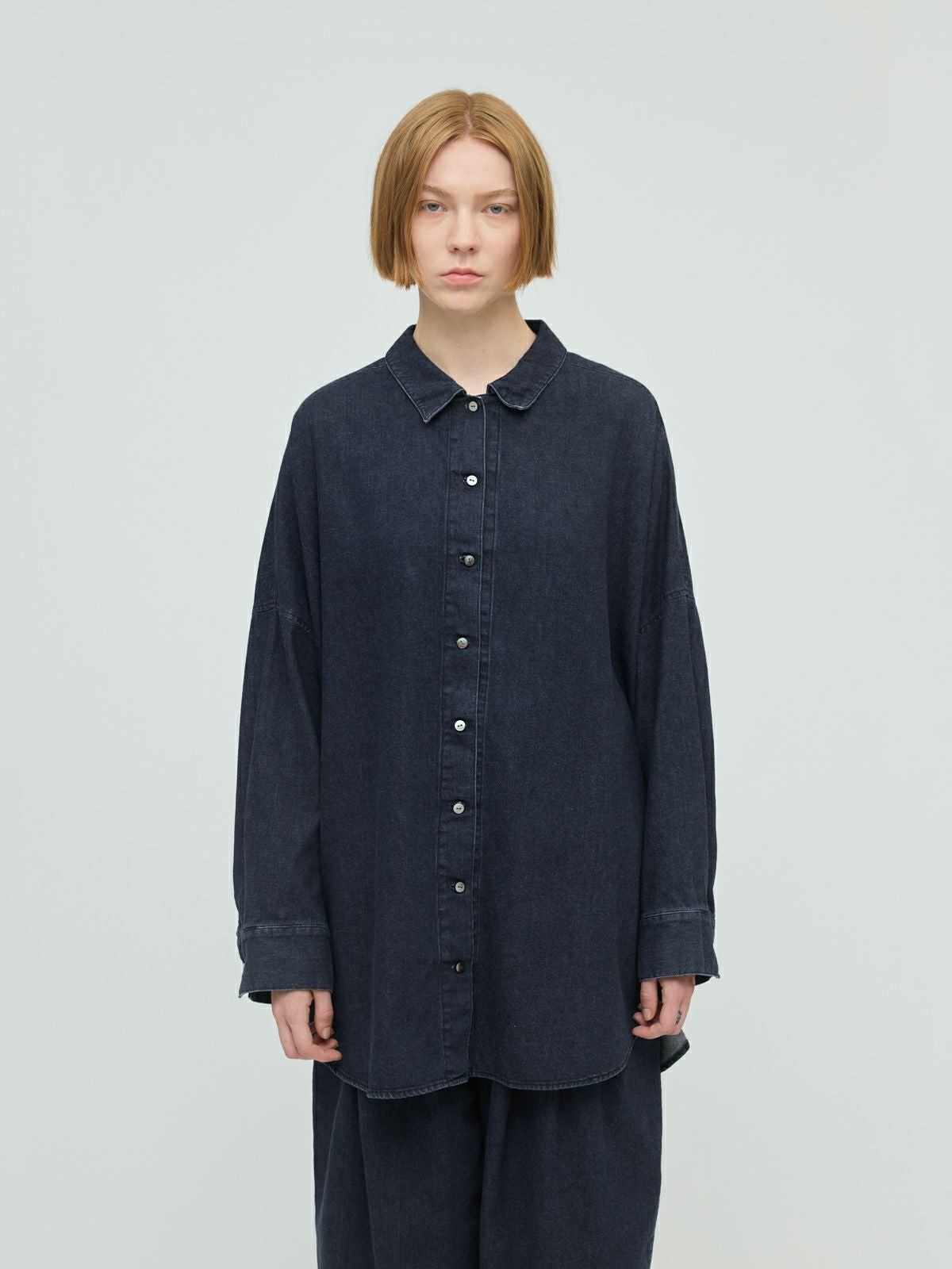 mizuiro ind デニムワイドシャツ｜ MARcourt ONLINE STORE