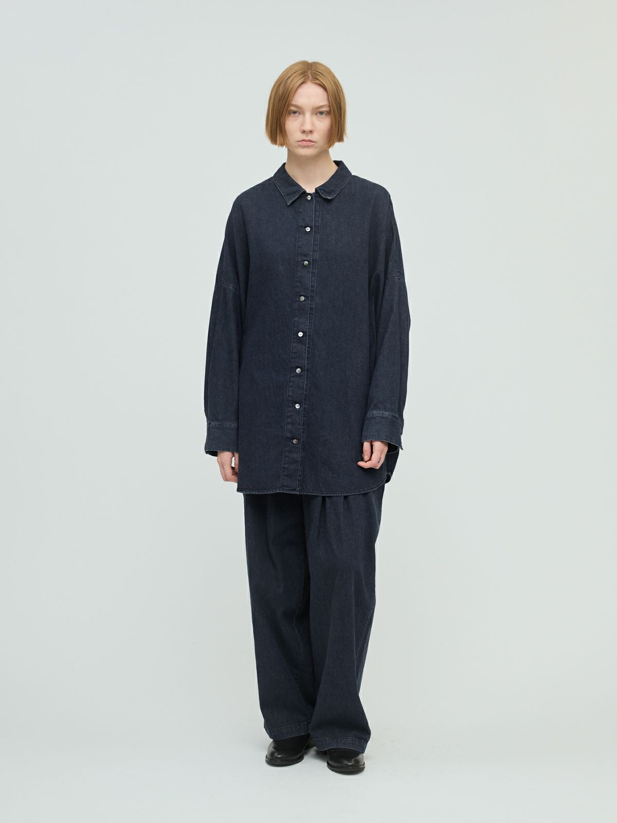 mizuiro ind デニムワイドシャツ｜ MARcourt ONLINE STORE