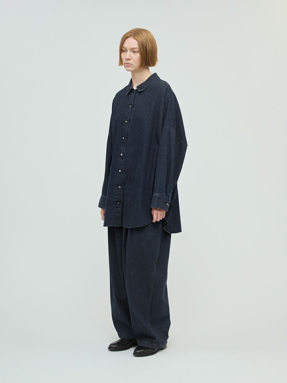 mizuiro ind デニムワイドシャツ｜ MARcourt ONLINE STORE