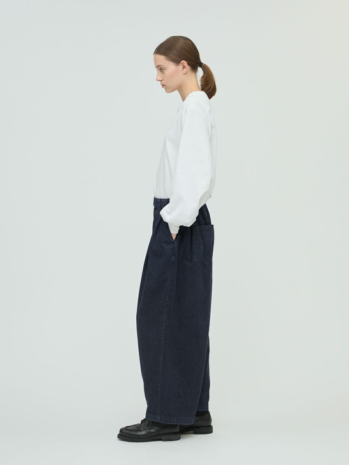 mizuiro ind デニムタックワイドパンツ｜ MARcourt ONLINE STORE