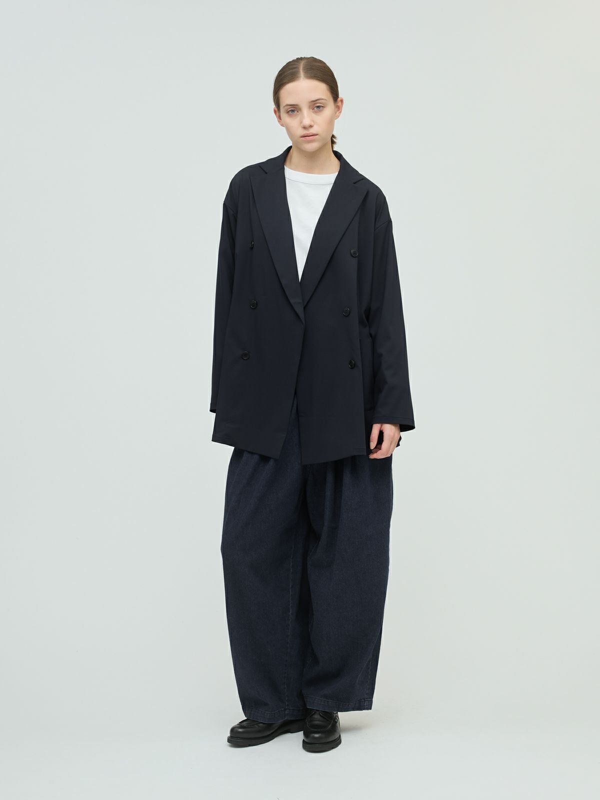 mizuiro ind デニムタックワイドパンツ｜ MARcourt ONLINE STORE