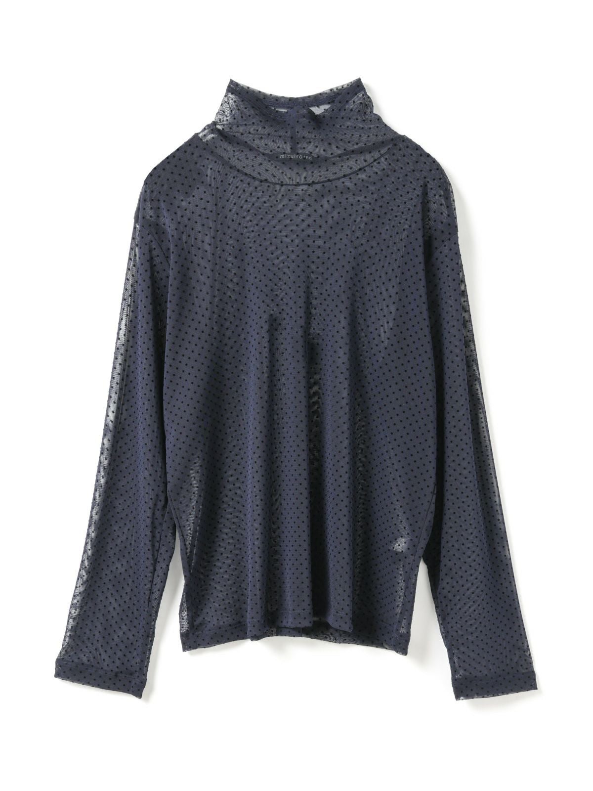 mizuiro ind メッシュドットハイネックプルオーバー｜ MARcourt ONLINE