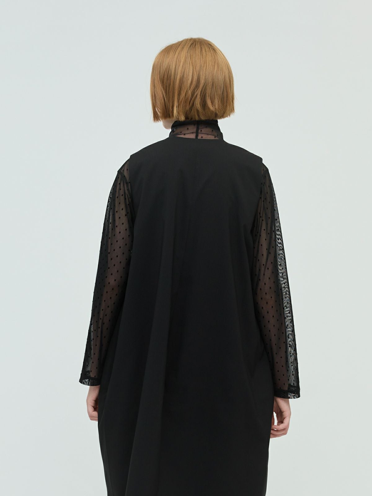 mizuiro ind メッシュドットハイネックプルオーバー｜ MARcourt ONLINE