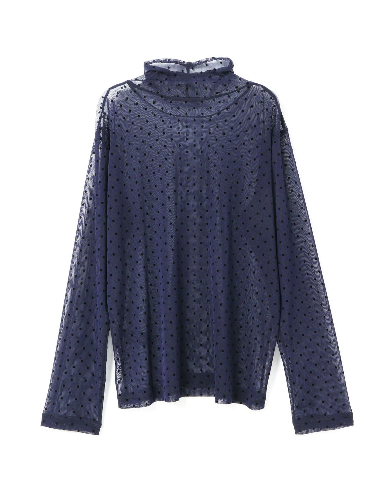 mizuiro ind メッシュドットハイネックプルオーバー｜ MARcourt ONLINE