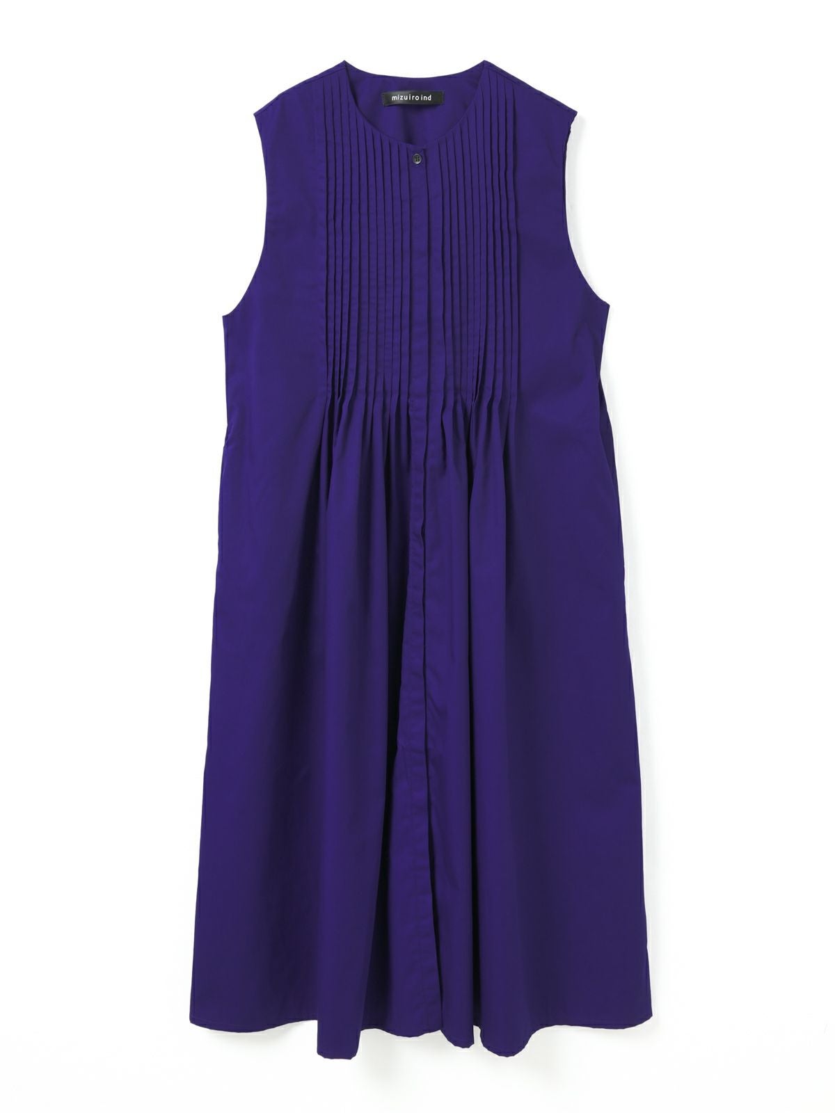mizuiro ind クルーネックピンタックワンピース｜ MARcourt ONLINE