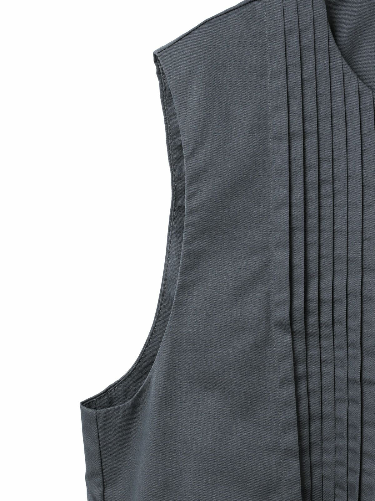 3/9(月)正午販売終了】mizuiro ind クルーネックピンタックワンピース