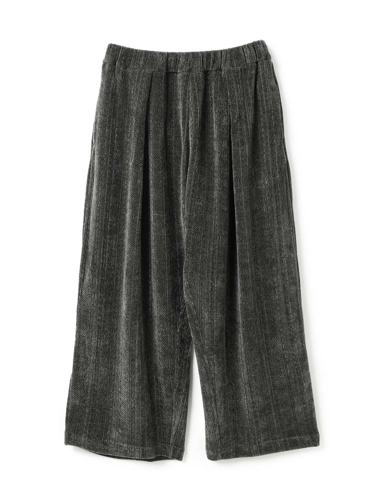 mizuiro ind ベロアジャカードタックパンツ｜ MARcourt ONLINE STORE