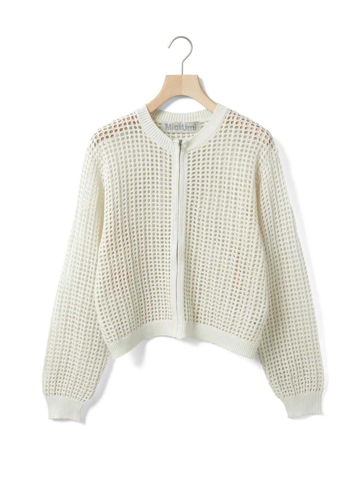 MidiUmi メッシュニットジップカーディガン｜ MARcourt ONLINE STORE