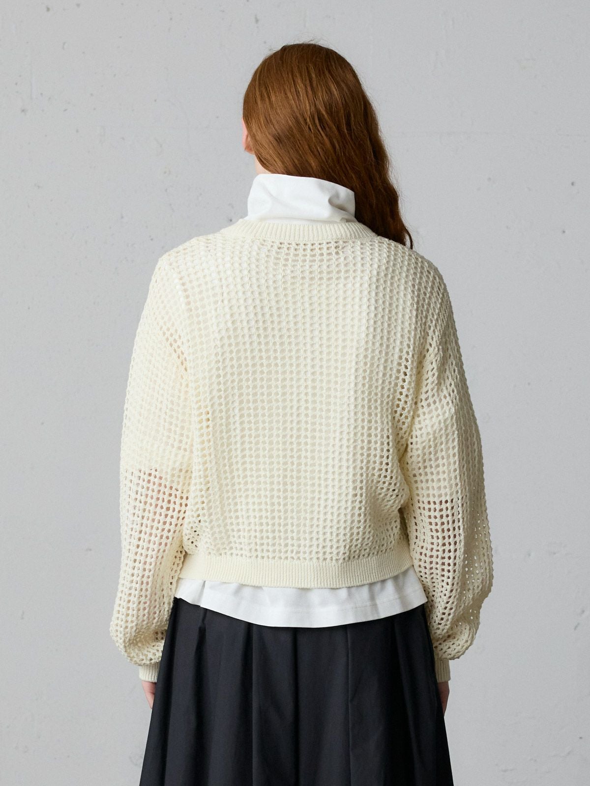 MidiUmi メッシュニットジップカーディガン｜ MARcourt ONLINE STORE