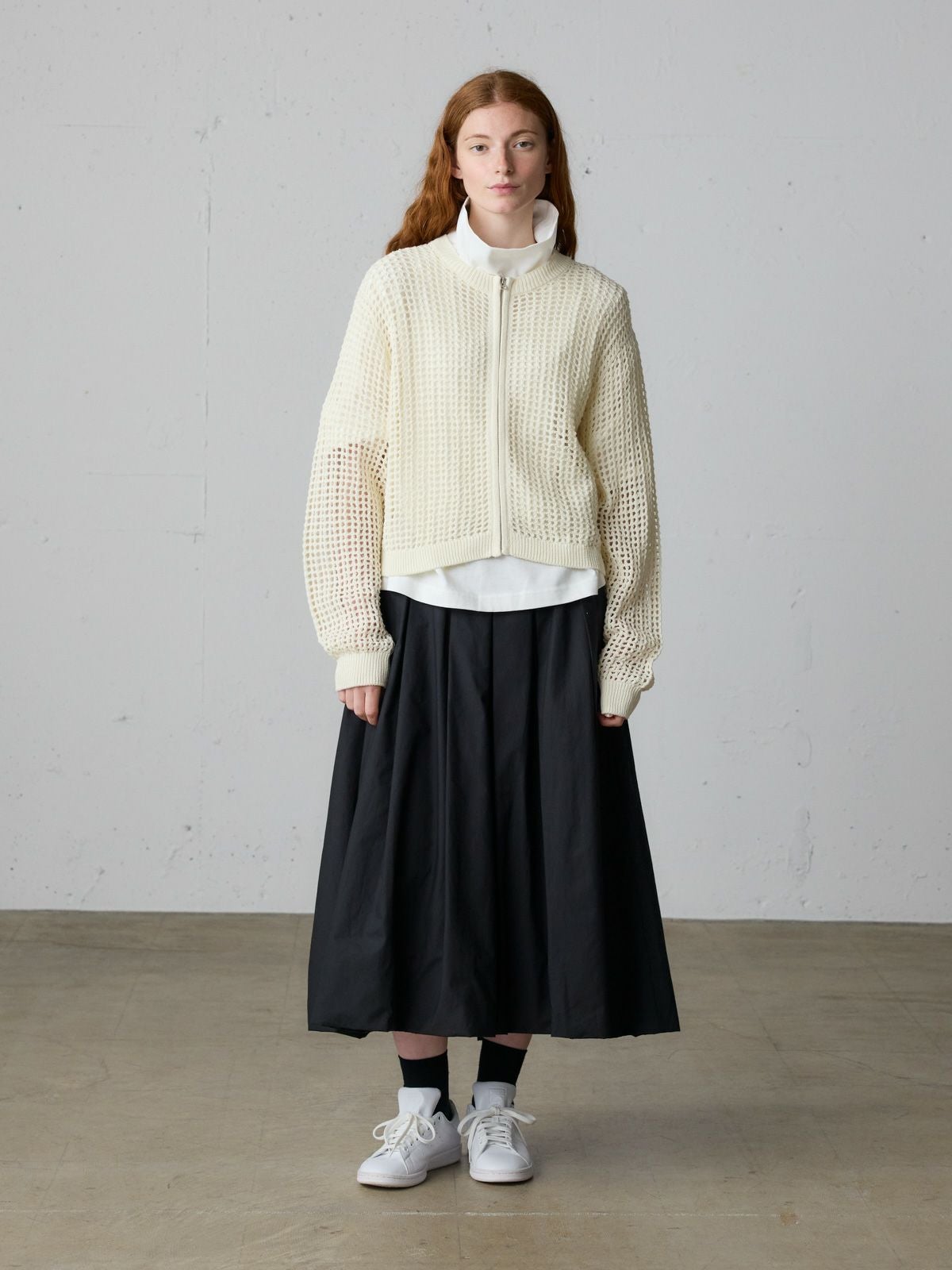 MidiUmi メッシュニットジップカーディガン｜ MARcourt ONLINE STORE