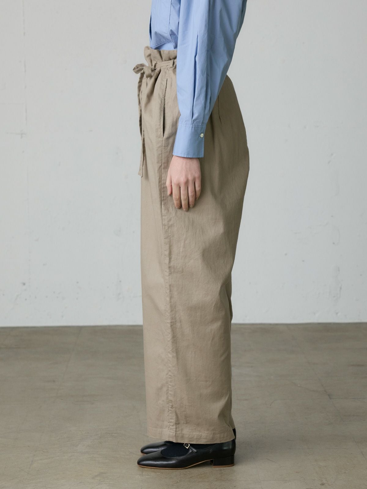 MidiUmi コットンリネンワイドボリュームパンツ｜ MARcourt ONLINE