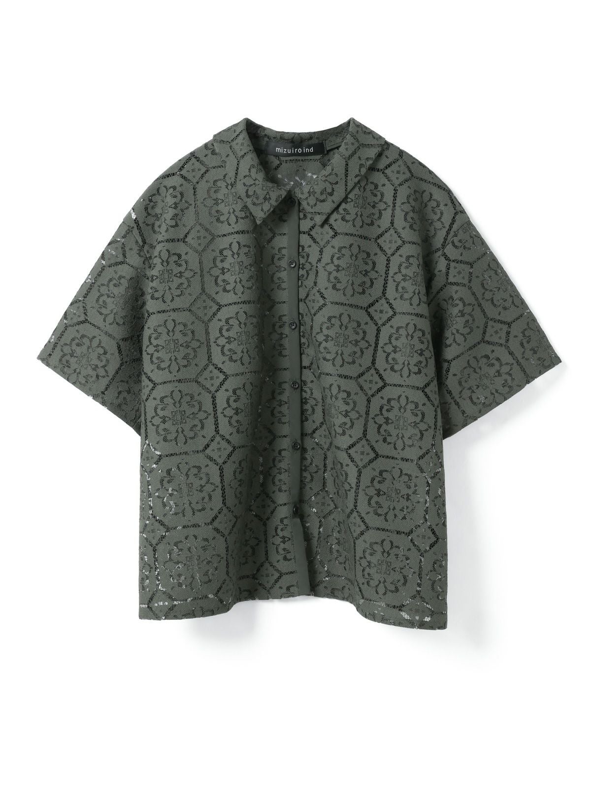 mizuiro ind タイルレースシャツ mizuiro ind タイルレースシャツ｜ MARcourt ONLINE STORE