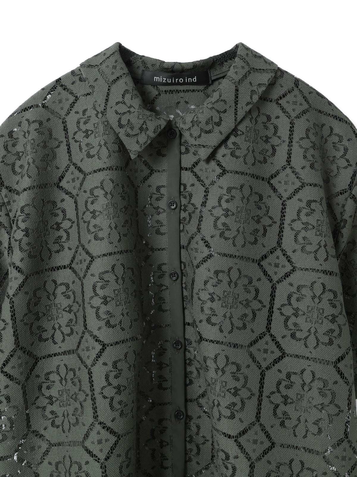 mizuiro ind タイルレースシャツ｜ MARcourt ONLINE STORE