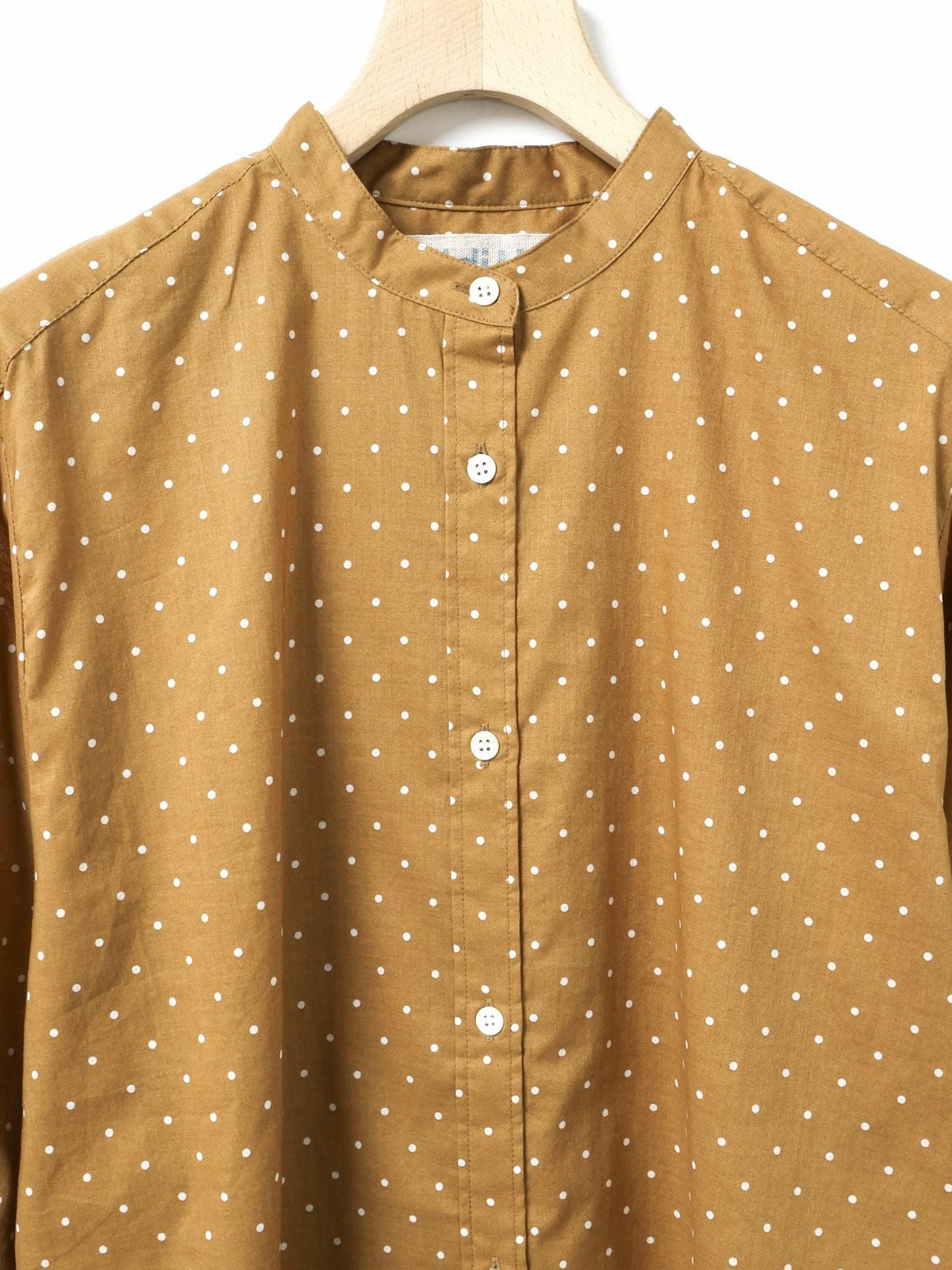 MidiUmi ドット柄バンドカラーシャツ｜ MARcourt ONLINE STORE