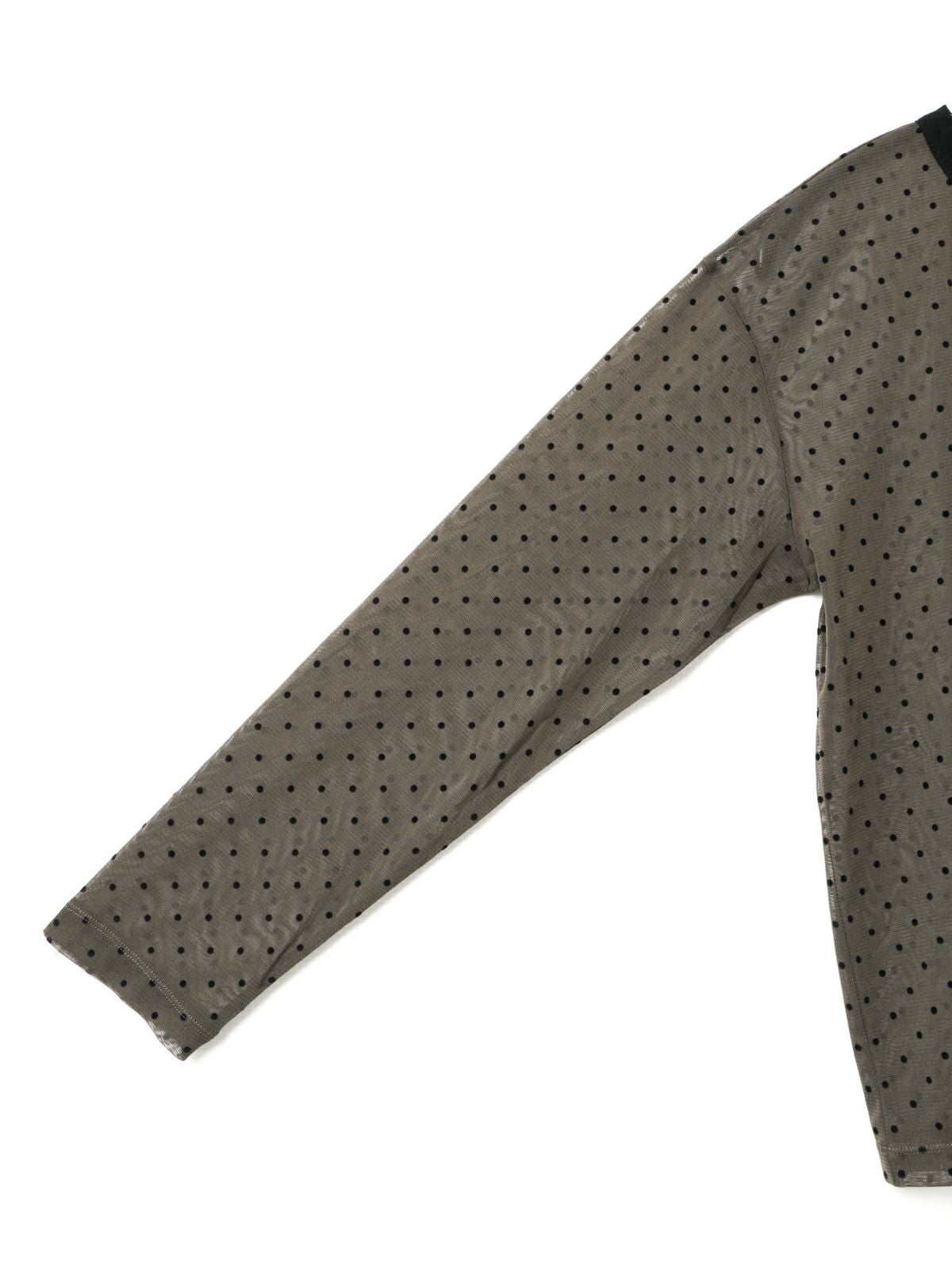 mizuiro ind メッシュドットクルーネックプルオーバー｜ MARcourt