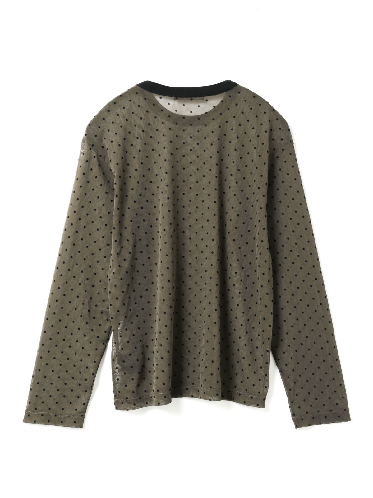 mizuiro ind メッシュドットクルーネックプルオーバー｜ MARcourt